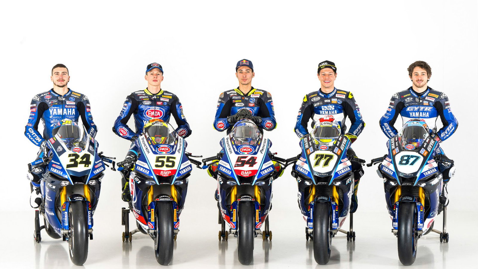 Toprak Razgatlioglu, Andrea Locatelli, Lorenzo Baldassarri, Dominique Aegerter, Remy Gardner, Yamaha